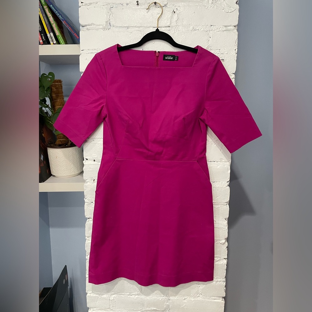 Kate‎ Spade Saturday New York Women's Pink and Purple Dress Size 4